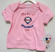 Philadelphia Phillies Infant &quot;MY FIRST TEE&quot; in Blue Red on  Pink  24M Ma... - $19.99