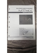 YAMAHA MULTITRACK CASSETTE RECORDER MT4X SERVICE MANUAL WITH SCHEMATICS  - $17.99