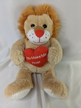 Goffa Tan Lion Plush 15&quot; You Make Me Roar Stuffed Animal Toy - $12.95