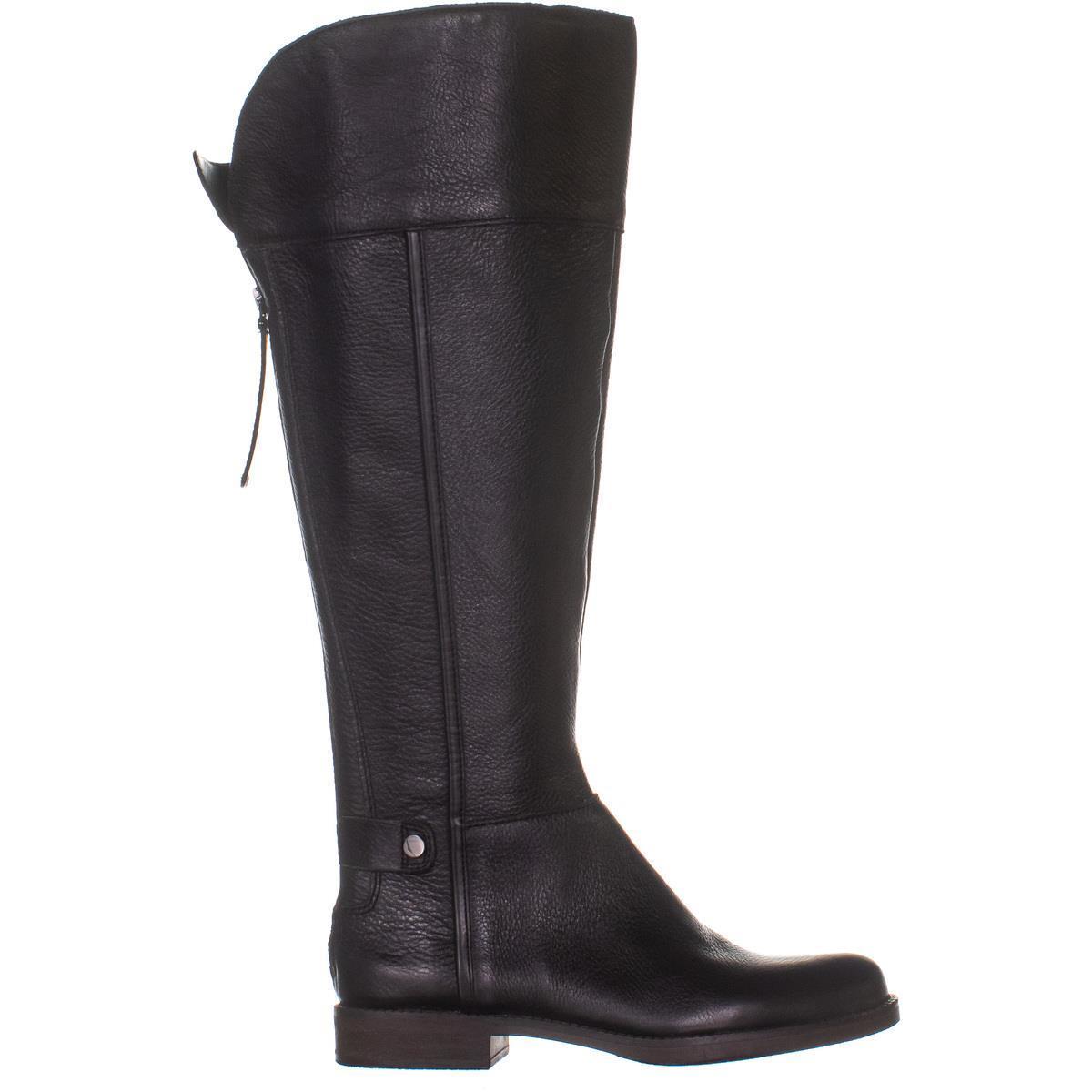 Franco Sarto Christine Wide Calf Riding Boots 943, Black, 6.5 Us   36.5 