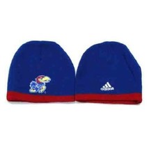 Kansas Jayhawks adidas Preschool Boy's Toboggan Knit Winter Tuque Cap Hat - $4.83