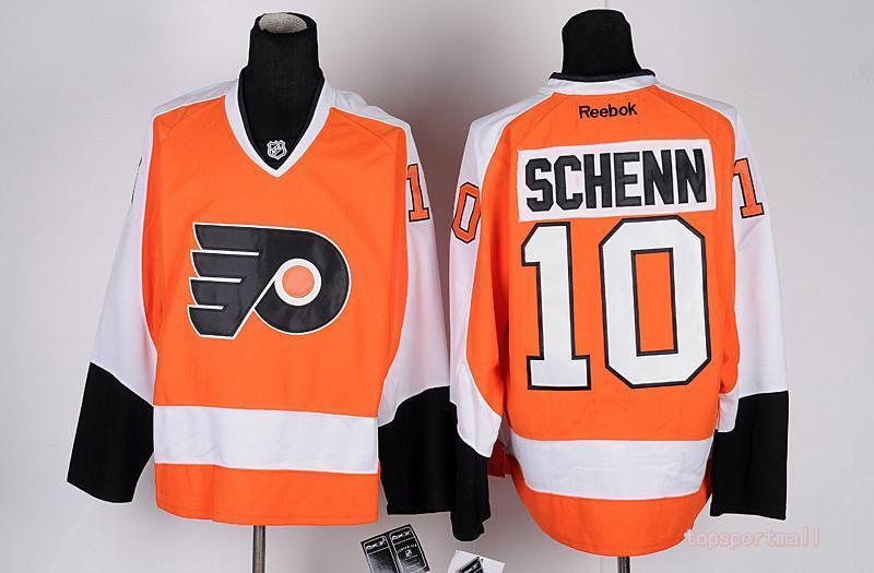 Swen Logo Philadelphia Flyers 10 Kris Versteeg Oraneg Ice Hockey ...