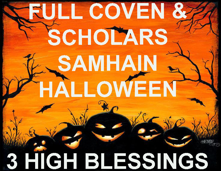 HAUNTED SCHOLARS COVEN FAVOR POWER GIFTS 3 BLESSINGS SAMHAIN HALLOWEEN MAGICK
