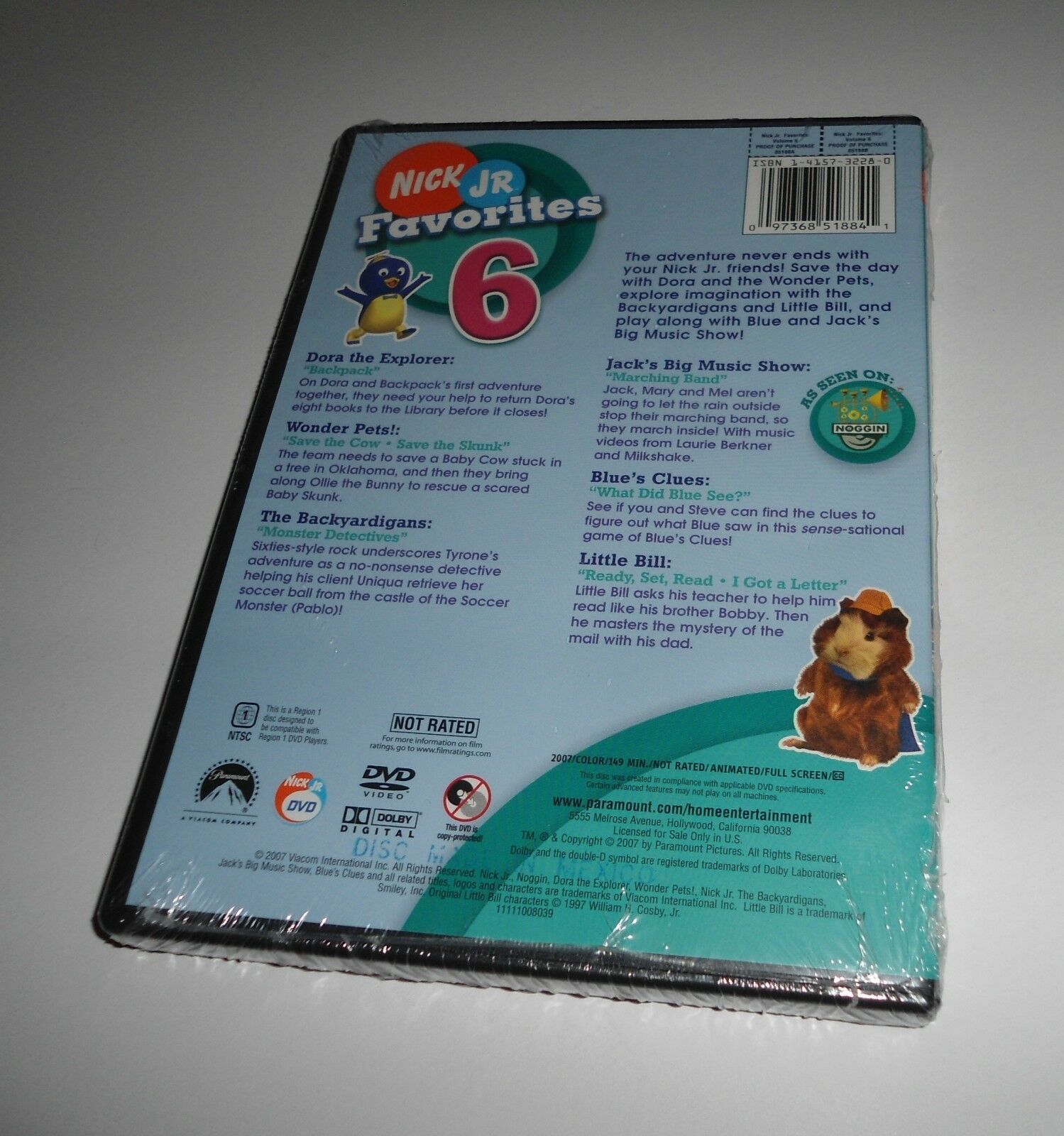 Nick Jr Favorites Vol 6 Six Nickelodeon And 50 Similar Items