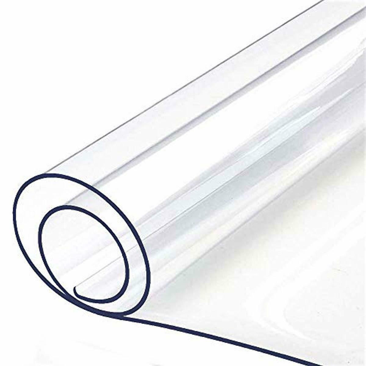 Clear Plastic Office Desk Mat Table Protector Computer Desktop