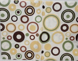 Peva Vinyl Tablecloth 52" x 52" Square (4 people) COLORFUL CIRCLES # 2, BH - $12.86
