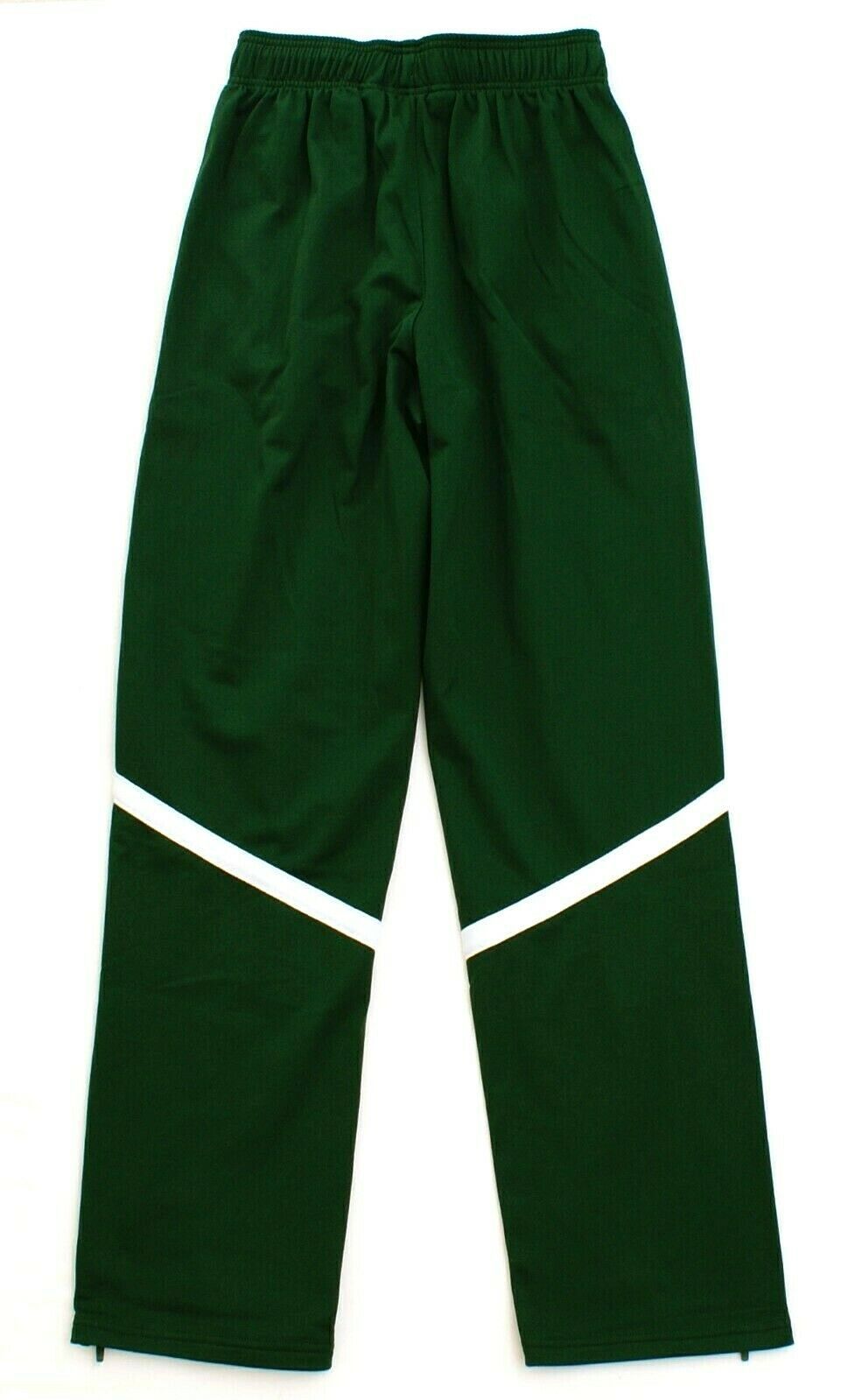 Under Armour Green & White UA Team Qualifier Warm Up Track Pants Men's