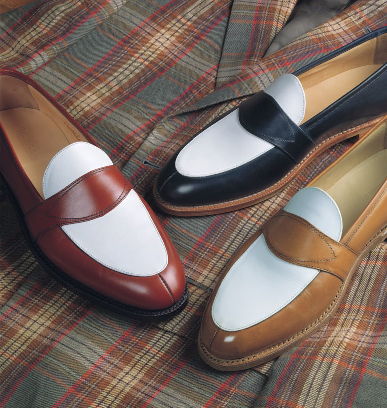Handmade Men's Leather Multi-colour Slip Ons Loafer Shoes
