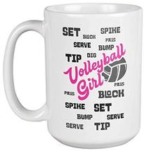 Volleyball Girl. Novelty Sports Coffee &amp; Tea Gift Mug For Volley Ball Ga... - $24.49