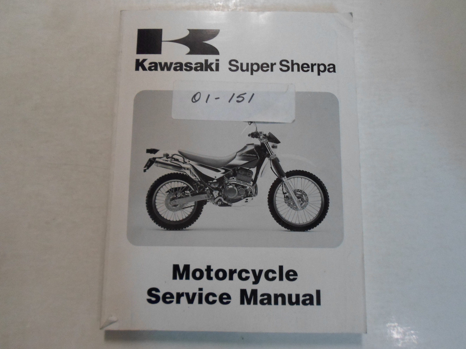 S l1600. S l1600. 1997 1999 2000 Kawasaki Super Sherpa Motorcycle Service  Manual WORN DAMAGED OEM
