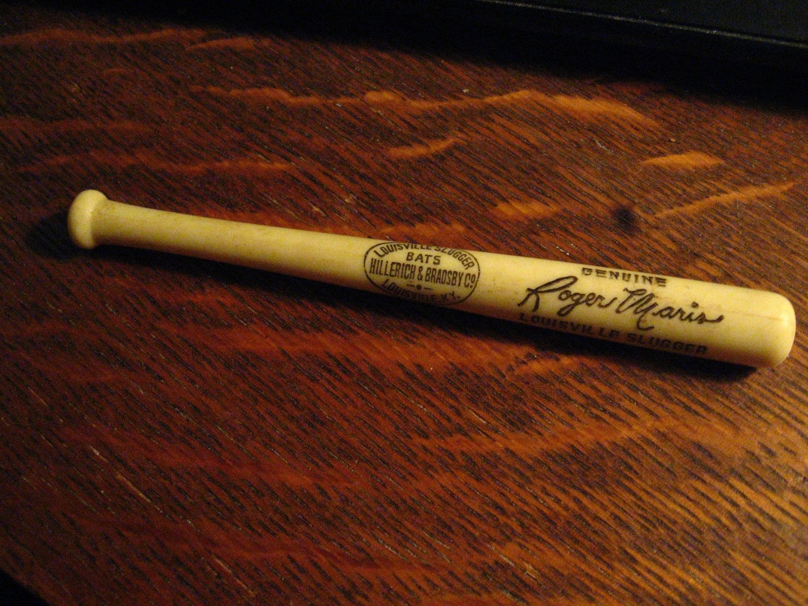 Roger Maris Mini Baseball Bat Vintage Hillerich Bradsby Louisville