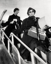 Greta Garbo 8x10 Photo climbing down aircraft steps 1960's - $7.99