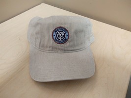 New Adidas New York City Fc Soccer Hat Adjustable Brown QF03Z - $9.50