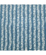 Crate and Barrel Robert Allan Home FABRIC Blue White 2 Yards 54 inch - $29.95