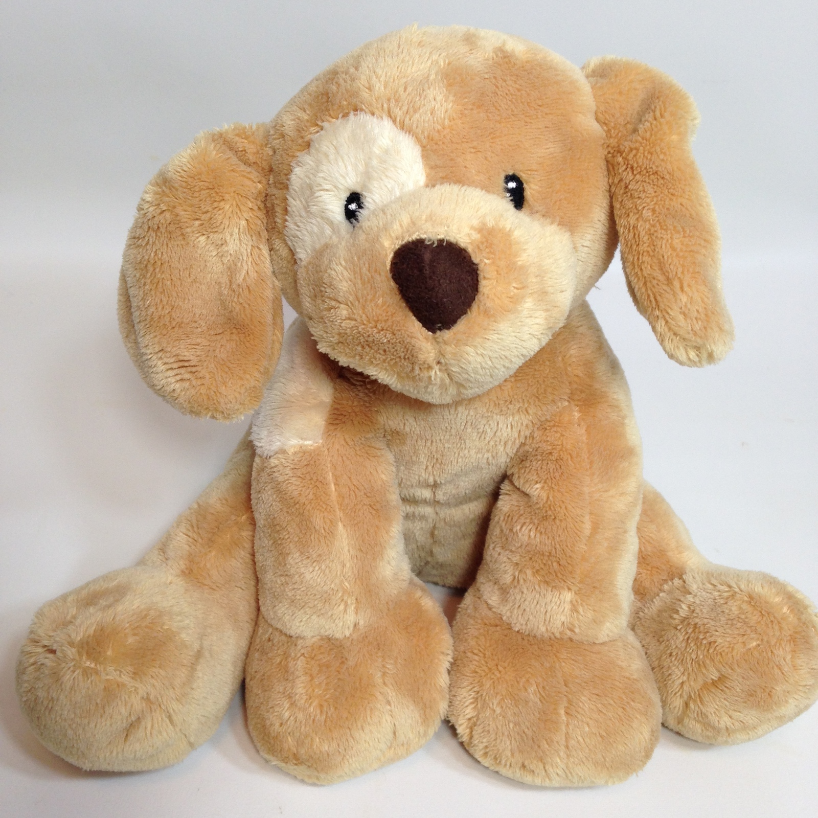 Baby GUND Spunky Dog Keywind Musical Stuffed Animal Brown Puppy 8