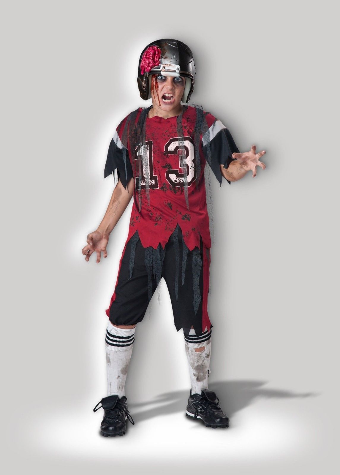 InCharacter Dead Zone Zombie Football Child Boys Halloween Costume ...