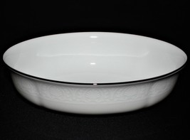 Lenox Hannah Platinum Fine Bone China Oval Vegetable Bowl, Dishwasher Safe - $115.00