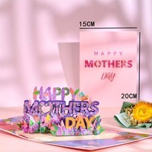 3D Pop Up Mothers Day Cards Floral Bouquet Greeting Cards Flowers for Mom - $5.50