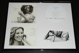 Cady McClain Signed Framed 11x14 Blue Glitter Fish CD & Photo Display