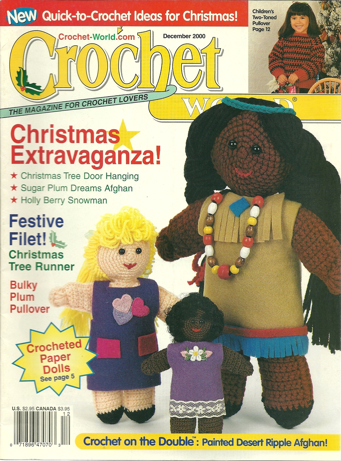 Primary image for Crochet World Magazine December 2000 Volume 23 No. 6