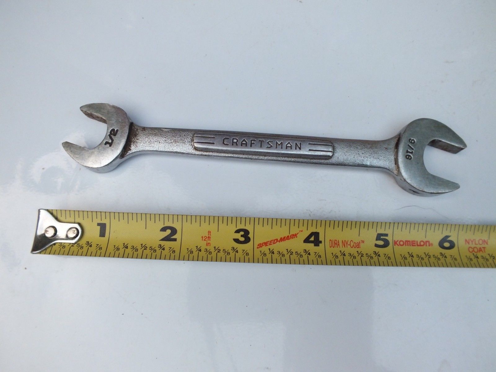 Vintage Craftsman 1/2” 9/16” Double Open End Wrench, V Series, Made in ...