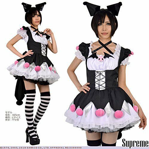 Kuromi Halloween Costume
 Sanrio Kuromi 8mm Cosplay Maid e piece size M Costume Kawaii Other