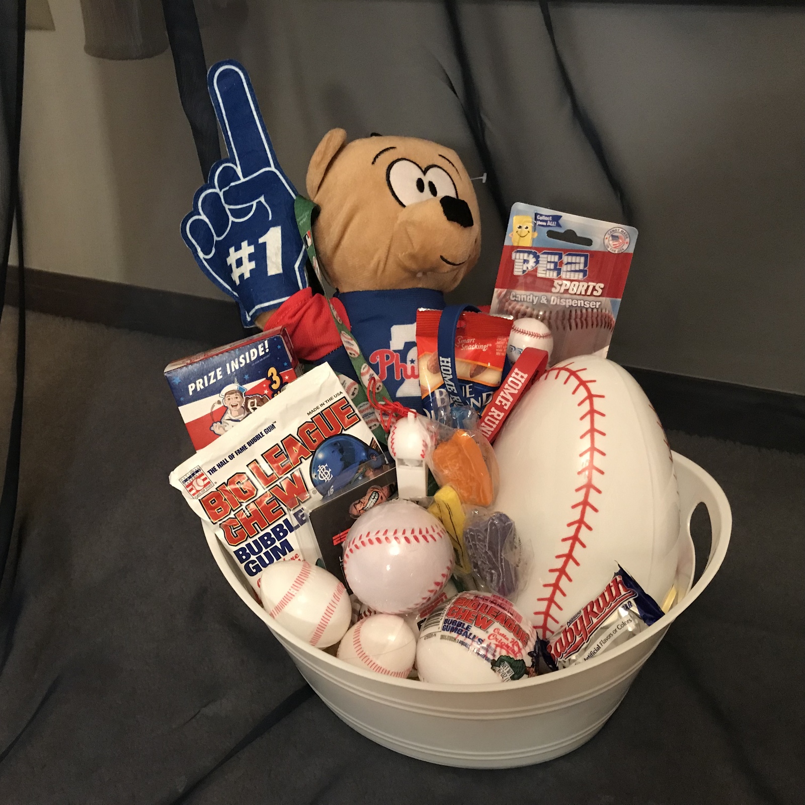 Baseball Themed Gift Basket - Gift Baskets & Supplies