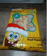 SPONGEBOB SQUAREPANTS Curly Candy Canes- 3 Ct Pack- FRUIT PUNCH - $15.72