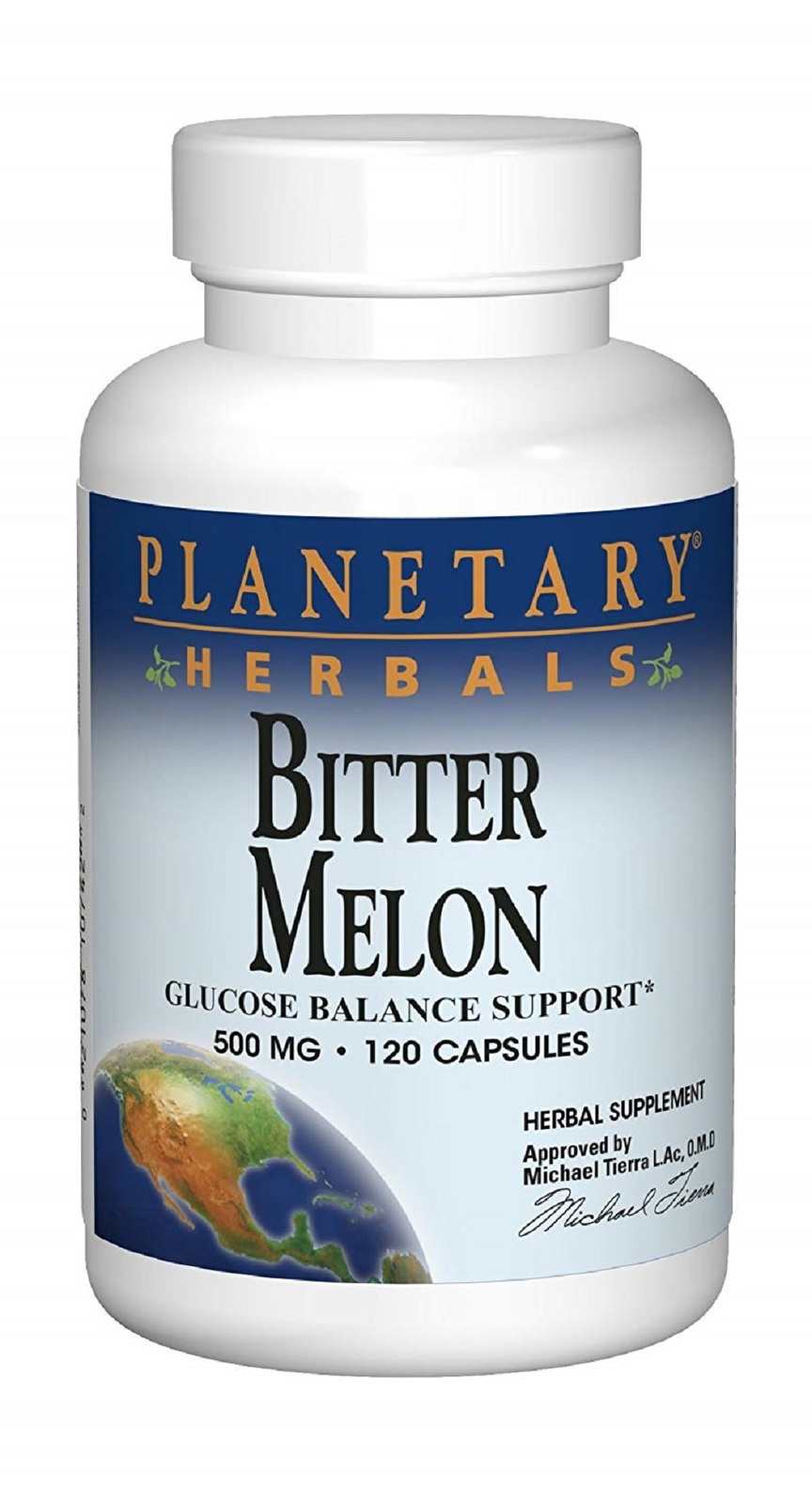 Planetary Herbals Bitter Melon Glucose Balance Support - 120 Caps