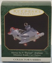 Set Of 2 ~ Murray Inc Pursuit Airplane ~1997 Hallmark Mini ~ #3 Kiddie Car ~ Nib - $12.00