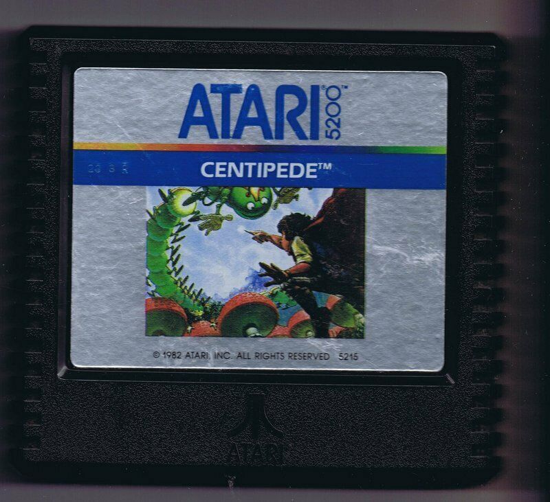 ORIGINAL Vintage TESTED 1982 Atari 5200 Centipede Game Cartridge