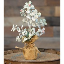 Frosty Leaves Tree 10"  Artificial Tabletop Tree Porch Decor   - $24.95