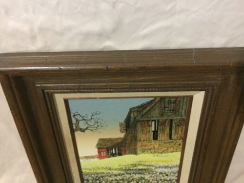 H Hargrove Oil Painting On Canvas Old Barn And 50 Similar Items