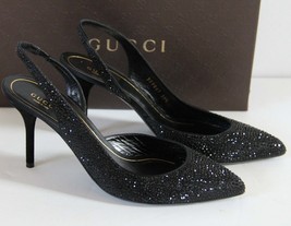 AUTH NIB GUCCI 39.5 US 9 9.5 Pointy shoes pumps heels crystals $1,000+ Stunning - $499.00