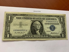 United States Washington circulated banknote blue 1957  #47 - $9.95
