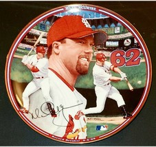 Mark McGwire Home Run Hero Decorative Plate Bradford Exchange Record Bre... - $16.82