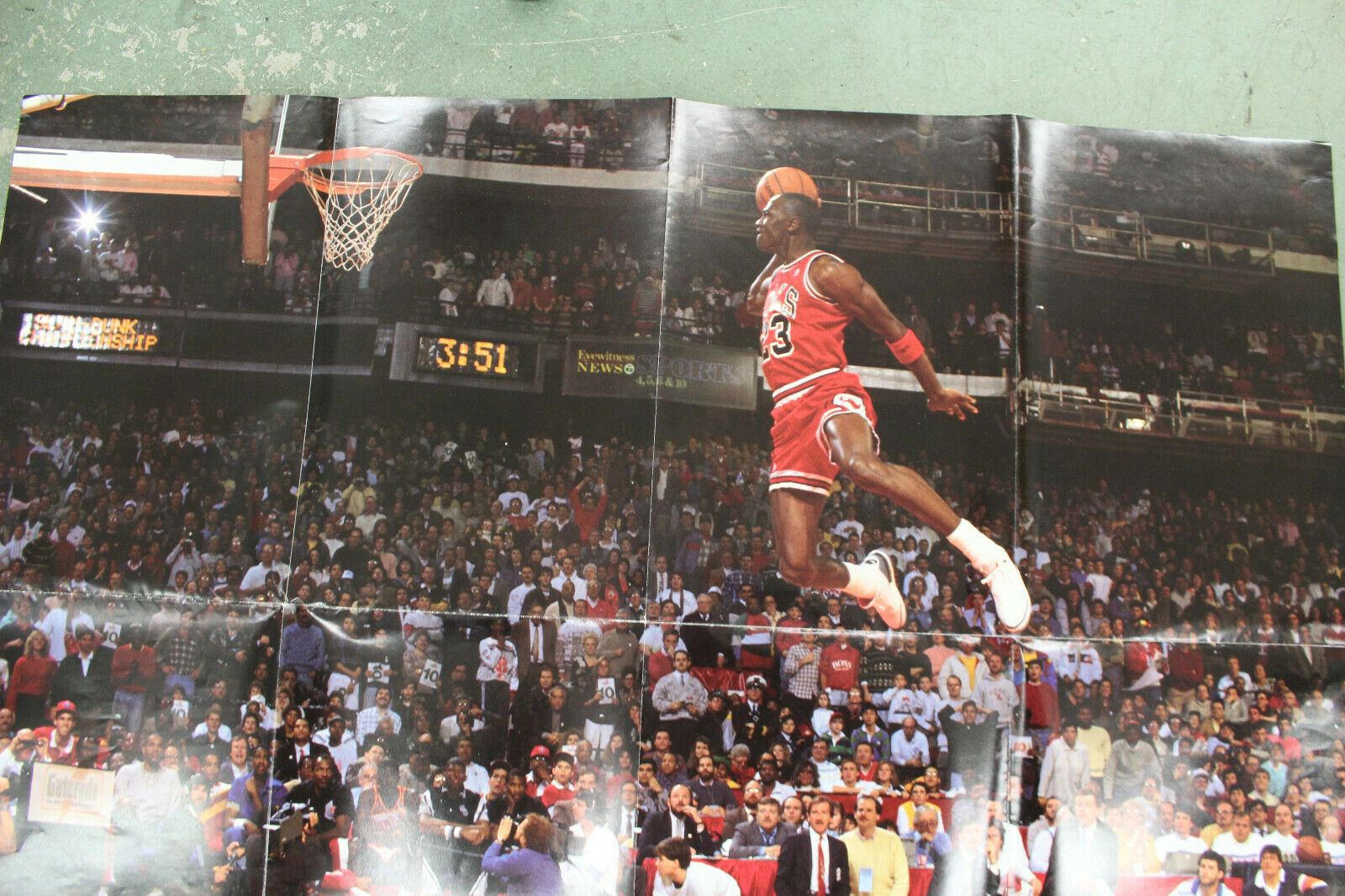 Michael Jordan NIKE Slam Dunk Contest Poster and similar items