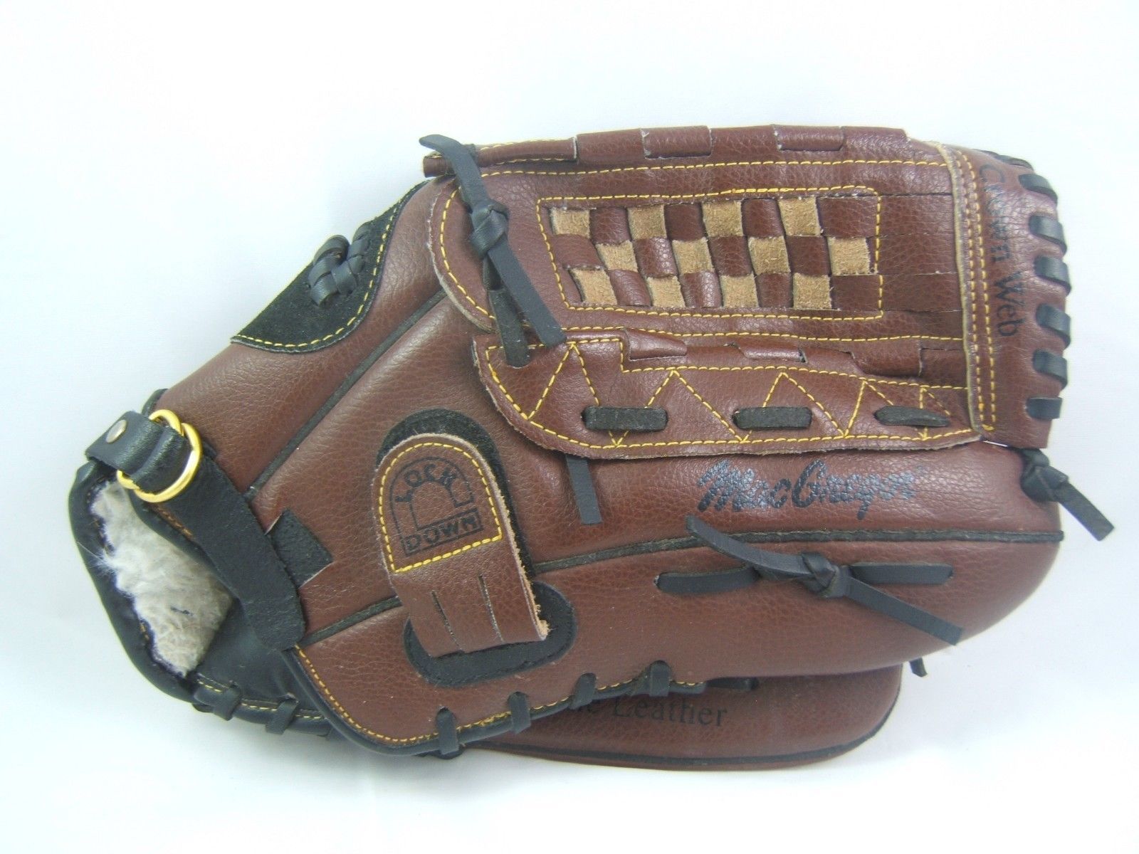 MacGregor M500 12.5" Brown RHT Genuine Leather Baseball Glove Gloves
