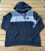 NFL team apparel NWT $65 Men’s Raiders pullover hoodie sweatshirt Sz XL ... - $34.55