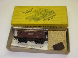 Vintage Main Line Models Kit Caboose Wood Metal HO scale Partially Assem... - $29.69