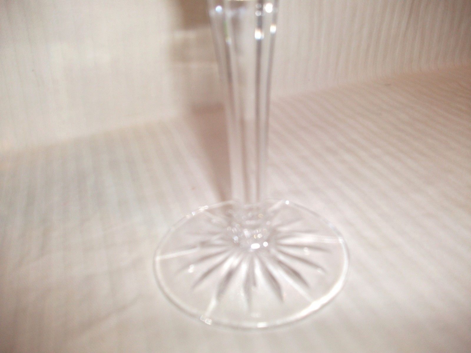 Waterford Cut Crystal Tall Stem Red Wine Hock Glass Irish Marquis