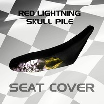 Fits Honda Cr250 1990-91 Yellow Lightning Skull Pile Seat Cover #M203557 - $31.90