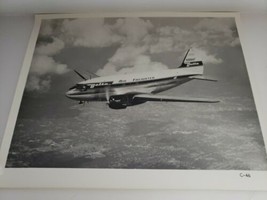 Delta Airlines C-46 In Flight! Black And White Promo Photo Circa 1957-1966 - $14.84