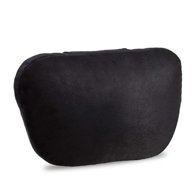 Black Soft Car Headrest Auto Seat Cover Cushion Neck Adjustable Pillow - Black -