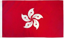 3x5 Hong Kong Flag Country China Banner Asian Pennant Indoor Outdoor New - $7.99