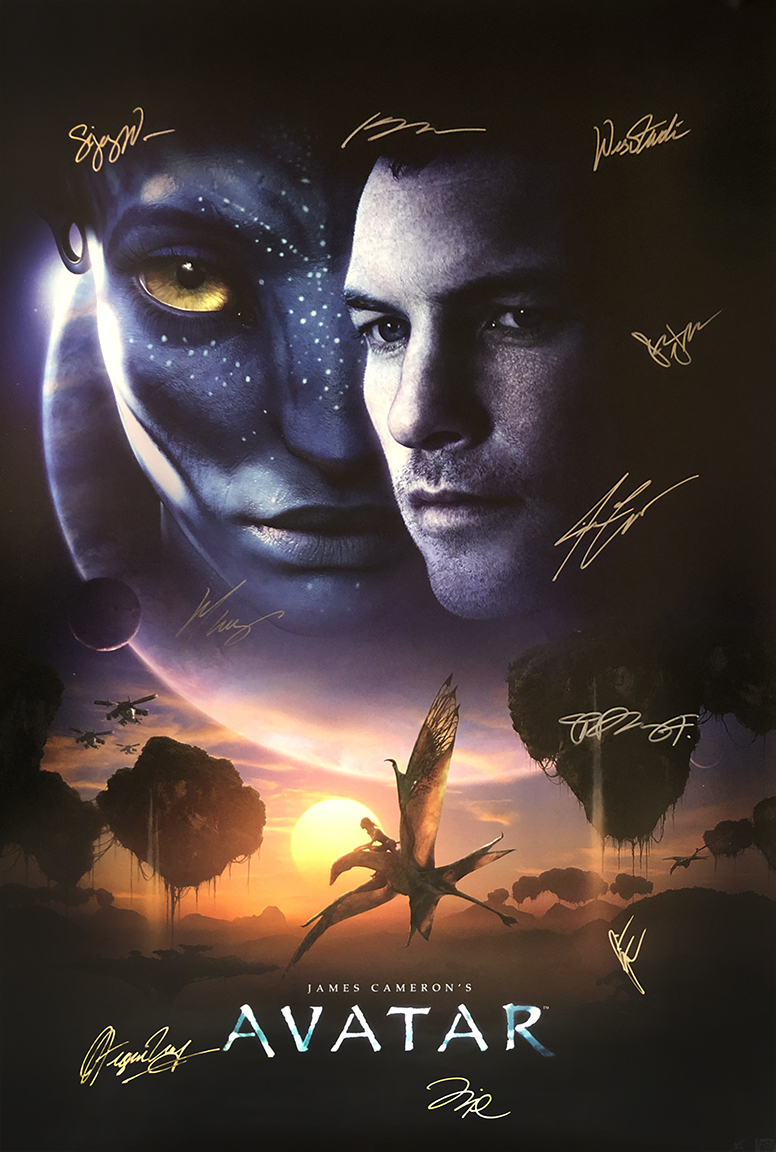 AVATAR MOVIE POSTER SIGNED Posters