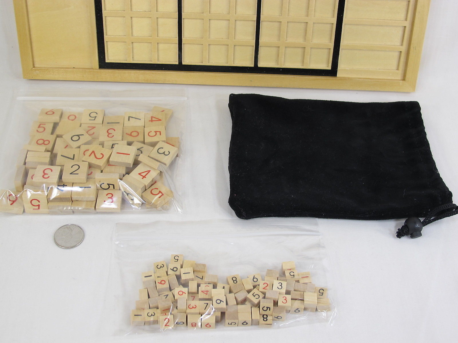 The Original Wooden SUDOKU Board Game Smart Minds Complete Excellent 