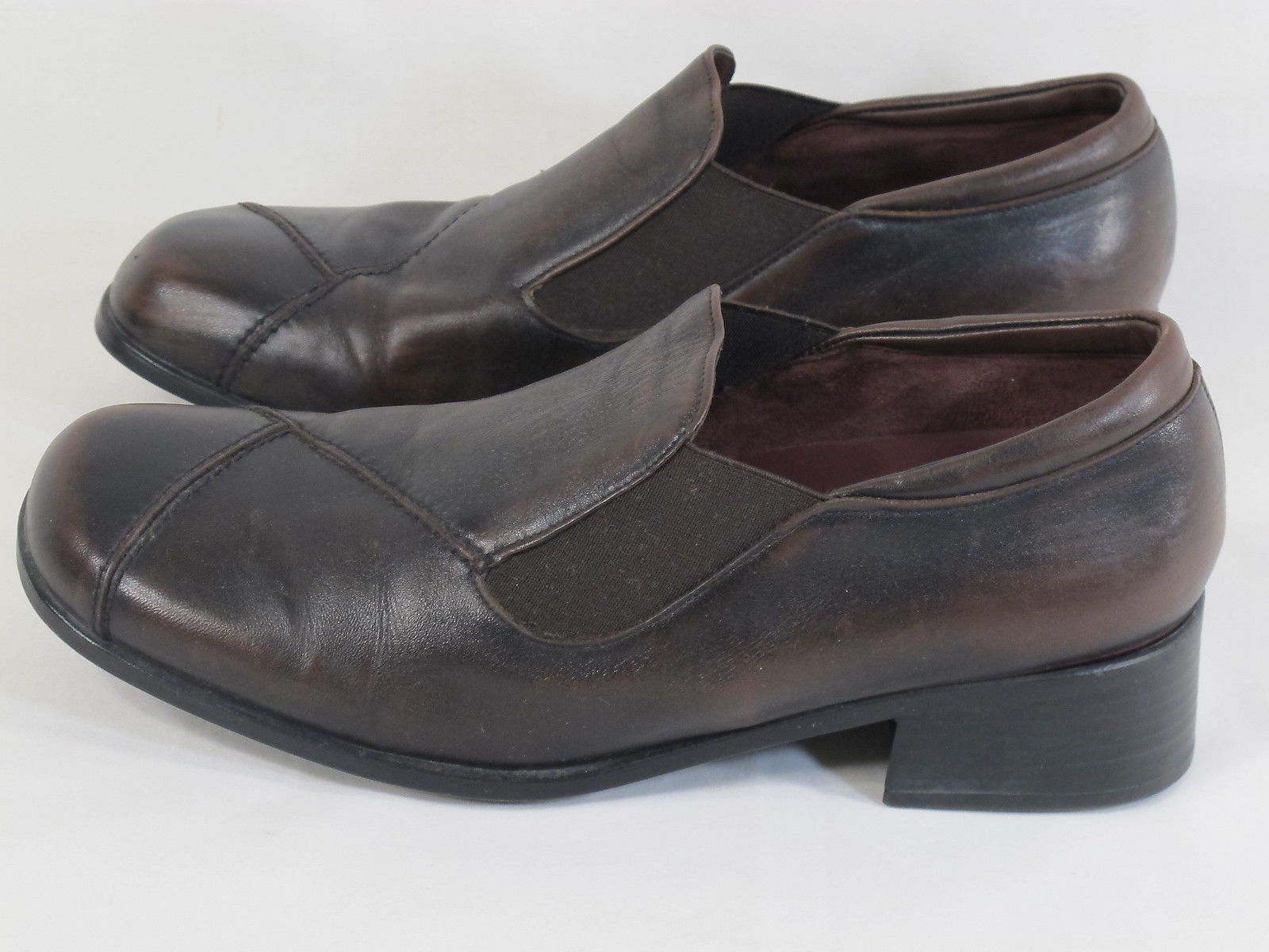 Kumfs Brown Leather Comfort Loafer Shoes Size 11 M US Excellent ...