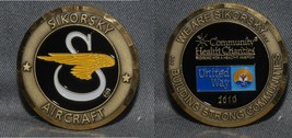 Sikorsky helicopter factory EMPLOYEE COMMUNITY CHARITITES challenge coin  - $20.78
