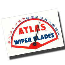 Atlas Wiper Blades Reproduction 8x12 Inch Aluminum Sign (Not Actual Thermometer) - $14.80